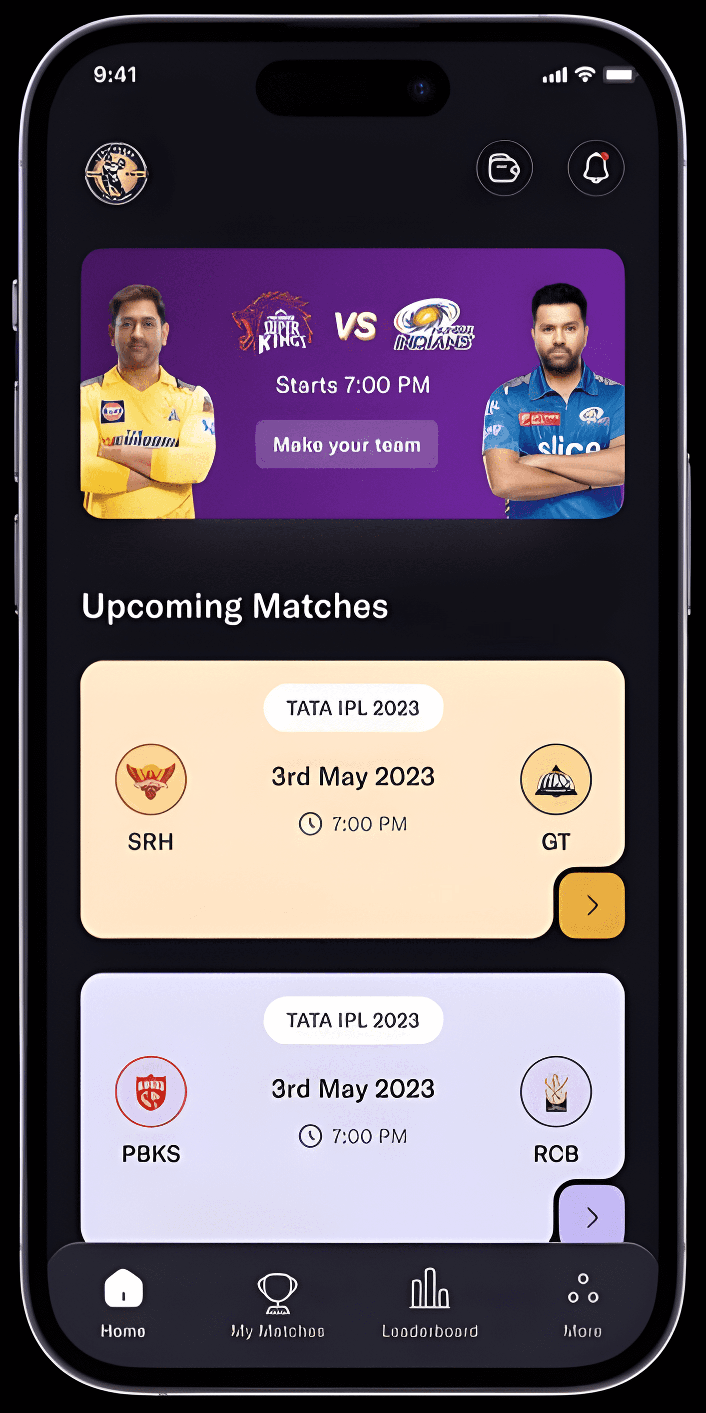 Upcoming Matches